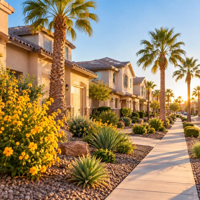 A residential neighborhood street